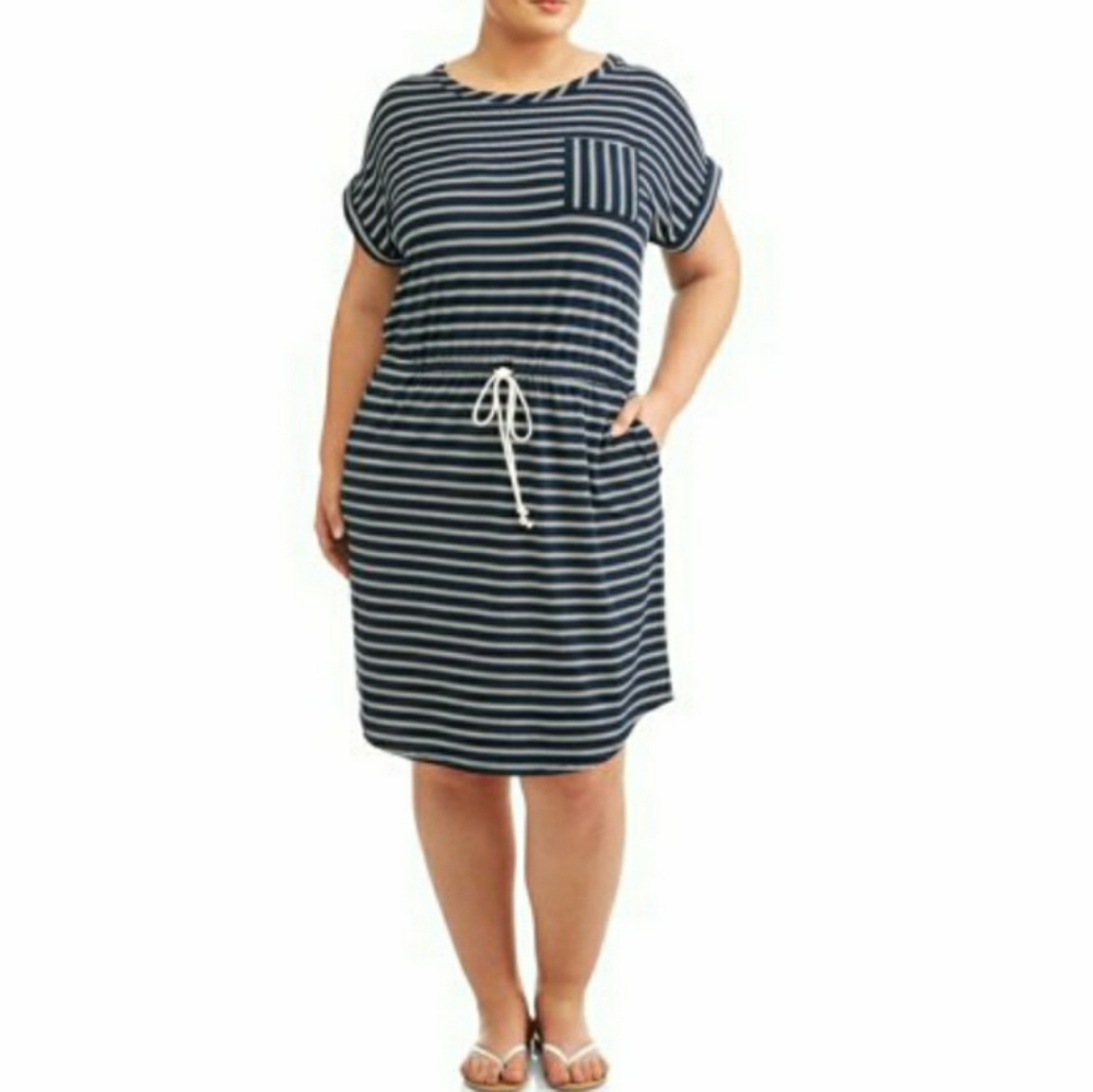 Drawstring dress